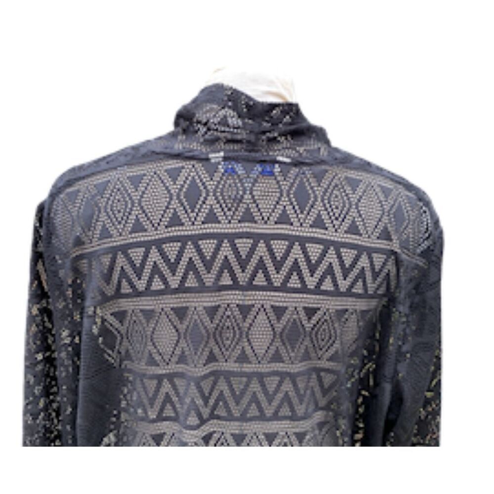 NWT Nygard Swim Coverup Open Front Long Sleeve Sz. 1X Lace Plus - Picture 5 of 8